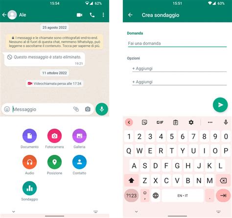 come fare sondaggi su whatsapp iphone